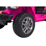 Elektrické autíčko Jeep Wrangler Rubicon Lift 4x4, 24V - ružové